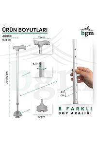 Akıllı Baston- Asa- Yüksek Kalite Denge Bastonu ürün fotoğrafı