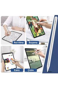 İpad Air Pro Mini Tüm Modeller Ile Uyumlu Avuç Içi Reddi Stylus Yazı Çizim Kalemi ürün fotoğrafı