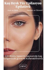 Yüz Kaş , Burun Ve Bıyık Alma Epilatörü Yüz Kıl Tüy Alma Aleti ürün fotoğrafı
