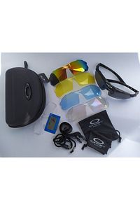 Oakley Polarize 5 lensli taktikal gözlük / Tactical gözlük / Bisiklet Gözlüğü ürün fotoğrafı