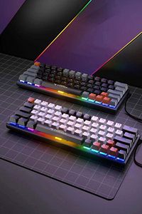 Tk-06 Siyah Mekanik Blue Switch Rgb Işıklı Kablolu Q Klavye ürün fotoğrafı