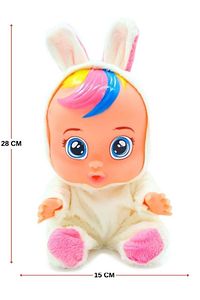 Toys Mavi Beyaz Ve Pembe Renk Ağlayan Ve Konuşan Et Bebek ürün fotoğrafı