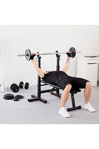 Corength Bar Destekli Katlanabilir Bench Kas Geliştirme Sehpası ürün fotoğrafı