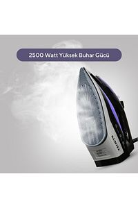 2500 Watt Seramik Mor Buharlı Ütü ürün fotoğrafı