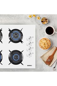 KO-40 TAHDF Camlı Ankastre Ocak - Beyaz ürün fotoğrafı