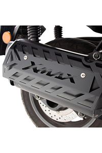Gp Kompozit Yamaha Xmax 2018-2024 Uyumlu Egzoz Koruma Kapağı Siyah ürün fotoğrafı