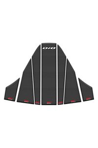 Gp Kompozit Honda Dio 2021-2024 Uyumlu Tank Pad Seti Karbon ürün fotoğrafı