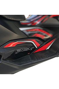 Gp Kompozit Honda Pcx 125 2021-2024 Uyumlu Yan Alt Ayak Pad Gri ürün fotoğrafı