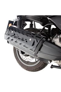 Gp Kompozit Yamaha Xmax 2018-2024 Uyumlu Egzoz Koruma Kapağı Siyah ürün fotoğrafı