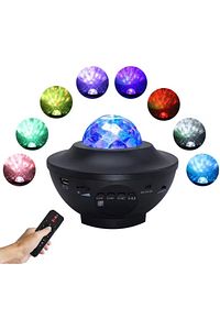 Yıldızlı Projeksiyon Tavan Bulutsu Galaxy Lazer Işıklı Disko Topu Bluetooth Hoparlör Parti Led Lamba ürün fotoğrafı