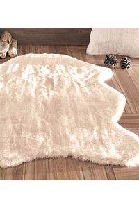 Peluş Halı Krem ürün fotoğrafı
