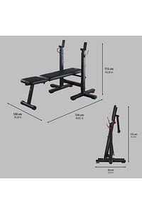 Corength Bar Destekli Katlanabilir Bench Kas Geliştirme Sehpası ürün fotoğrafı
