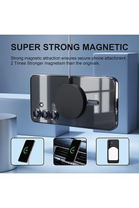 Samsung Galaxy S24 Plus / S25 Plus Kamera Lens Korumalı Magsafe Şarj Kilifi Şeffaf Yumuşak Kapak ürün fotoğrafı