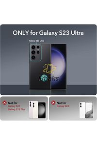 Samsung Galaxy S23 Ultra Kamera Çıkıntılı Magsafe Wireless Şarj Sert Darbe Emici Kapak (Uyumlu) ürün fotoğrafı