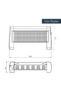 Elektrikli Isıtıcı Lx-2819 ürün fotoğrafı