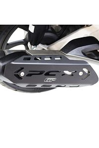 Gp Kompozit Honda Pcx 125 / 150 2018-2025 Uyumlu Egzoz Koruma Kapağı Siyah ürün fotoğrafı