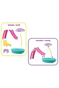 Linda'nın Havuzu - Havuz Partisi Oyuncak - Havuz Partisi Seti - Barbie Havuz Seti ürün fotoğrafı