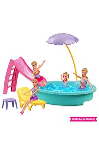 Linda'nın Havuzu - Havuz Partisi Oyuncak - Havuz Partisi Seti - Barbie Havuz Seti ürün fotoğrafı