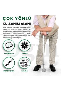 Akıllı Baston- Asa- Yüksek Kalite Denge Bastonu ürün fotoğrafı