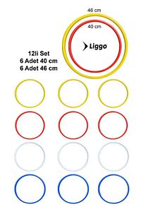 12li Koordinasyon Çemberi Hız Çemberi Antrenman Çemberi ürün fotoğrafı