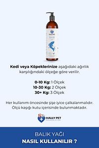 Kedi Ve Köpekler Için Omega 3 Ve Omega 6 Takviyeli Balık Yağı Fish Oil 200 ml ürün fotoğrafı