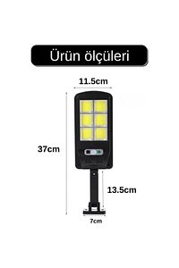 Solar Güneş Enerjili Led Bahçe Aydınlatması 120 Ledli 3 Modlu Hareket Sensörlü Su Geçirmez Lambası ürün fotoğrafı