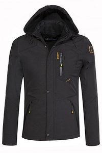 Su Ve Rüzgar Geçirmez Kürklü Softshell Erkek Mont ürün fotoğrafı