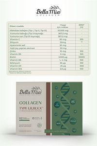 %100 Saf ve Doğal 5 Tip Kolajen Tip 1, Tip 2, Tip 3, Tip 5, Tip 10 ve Vitamin İçeren Diyet Takviyesi ürün fotoğrafı