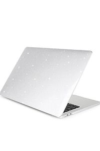 Apple Macbook Air 13 M1 Çip 2020 Kılıf A2337 A1932 A2174 Simli Parlak Transparan Kapak Kılıf ürün fotoğrafı
