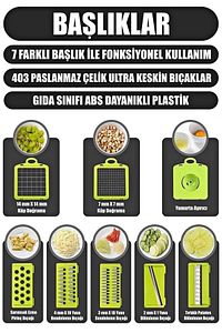 Doğrayıcı Dicer  Patates Sebze Küp Rende Mandolin Dilimleyici Jülyen Kesici Mutfak Chopper ürün fotoğrafı