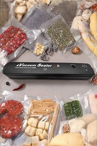 Vacuum Sealer Gıda Vakum Ve Mühürleme Makinesi + 10 Adet Vakum Torbası ürün fotoğrafı