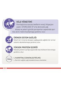 Sterilised37 Kısırlaştırılmış Kediler Için Kuru Kedi Maması 4kg ürün fotoğrafı