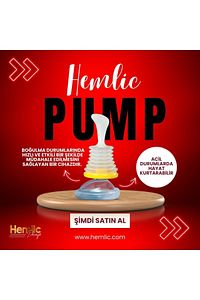 Hemlik Manevra Ürünü - Hemlik Pompası - 2si 1 Arada -1er Adet Yetiskin Ve Küçükler, Heimlich Pompasi ürün fotoğrafı