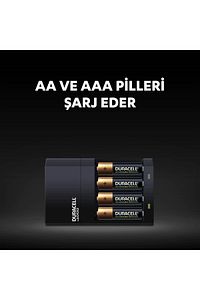 CEF 14 Pil Şarj Cihazı, 4 saat (1 adet) + Şarj Edilebilir AA ve AAA Pil (2'şer adet) ürün fotoğrafı