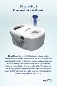 Çocuklar Ve Yetişkinler Için Kompresörlü Nebülizatör ürün fotoğrafı
