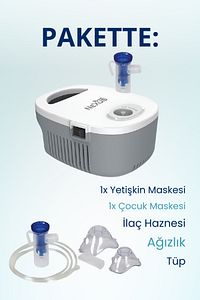 Çocuklar Ve Yetişkinler Için Kompresörlü Nebülizatör ürün fotoğrafı