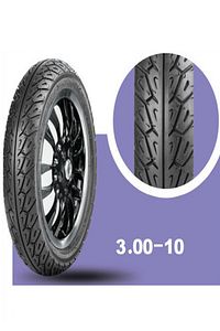 Motosiklet Scooter Dış Lastiği 300-10 Tubeless Ön/arka ürün fotoğrafı