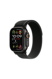 Watch Ultra 2 GPS + Cellular 2024 49mm Black Titanium Case with Black Trail Loop - S/M ürün fotoğrafı