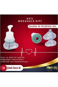 Hemlik Manevra Ürünü - Hemlik Pompası - 2si 1 Arada -1er Adet Yetiskin Ve Küçükler, Heimlich Pompasi ürün fotoğrafı