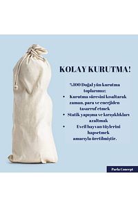 Çamaşır Yün Kurutma Topu Ve Koku Seti - Doğal Yumuşatıcı - Kurutma Makinesi Için - 6 Adet - XL ürün fotoğrafı