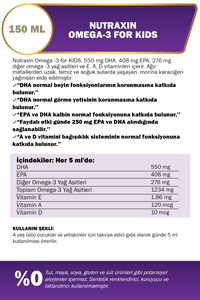 Omega 3 Balık Yağı 150 Ml Tutti Frutti Cod Liver - DHA 550 Mg EPA 408 Mg Çocuk ürün fotoğrafı