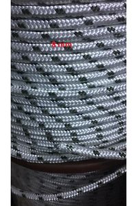 4 Mm Iskota Halat 50 Metre - Parlak Ipek Örgülü Polyester Halat-tekne Halatı ürün fotoğrafı
