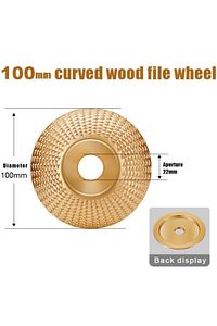 Ahşap Törpü Diski 100mm Oval Törpüleme Oyma Ahşap Için Avuç Taşlama Uyumlu Oval Silindir Disk Eğe ürün fotoğrafı