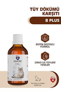 Kediler Için Tüy Dökülmesi Engelleyici Tüy Sağlığı Damlası Plus B For Cats 50 ml ürün fotoğrafı