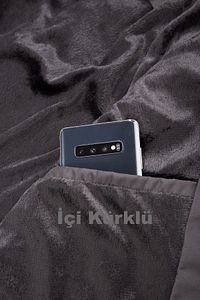 Su Ve Rüzgar Geçirmez Kürklü Softshell Erkek Mont ürün fotoğrafı