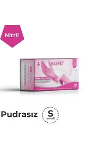 Pembe Nitril Pudrasız Eldiven - S ürün fotoğrafı