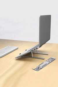 Alüminyum Ayarlı Laptop Macbook Notebook Uyumlu Stand Laptop Yükseltici Tablet Standı Süper ürün fotoğrafı