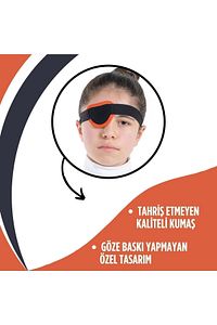 Çocuk Korsan Göz Bandı Şaşılık Bandı Göz Tembelliği Bandı ürün fotoğrafı