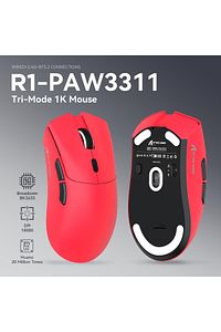 R1 Superlıght 18000 Dpı Ultra Hafif Paw3311 Kablosuz Oyuncu Faresi (GRIP TAPE HEDİYELİ) ürün fotoğrafı