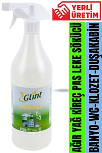 Green Industry 1 Litre %100 Bitkisel Banyo Tuvalet Temizleyici Kireç Çözücü Şömine Temizleyici Sprey ürün fotoğrafı